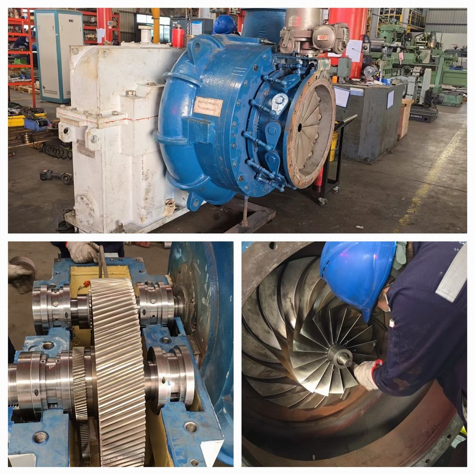 寧夏某發電廠 1120KW金通靈單級高速風機振動報警維修案例