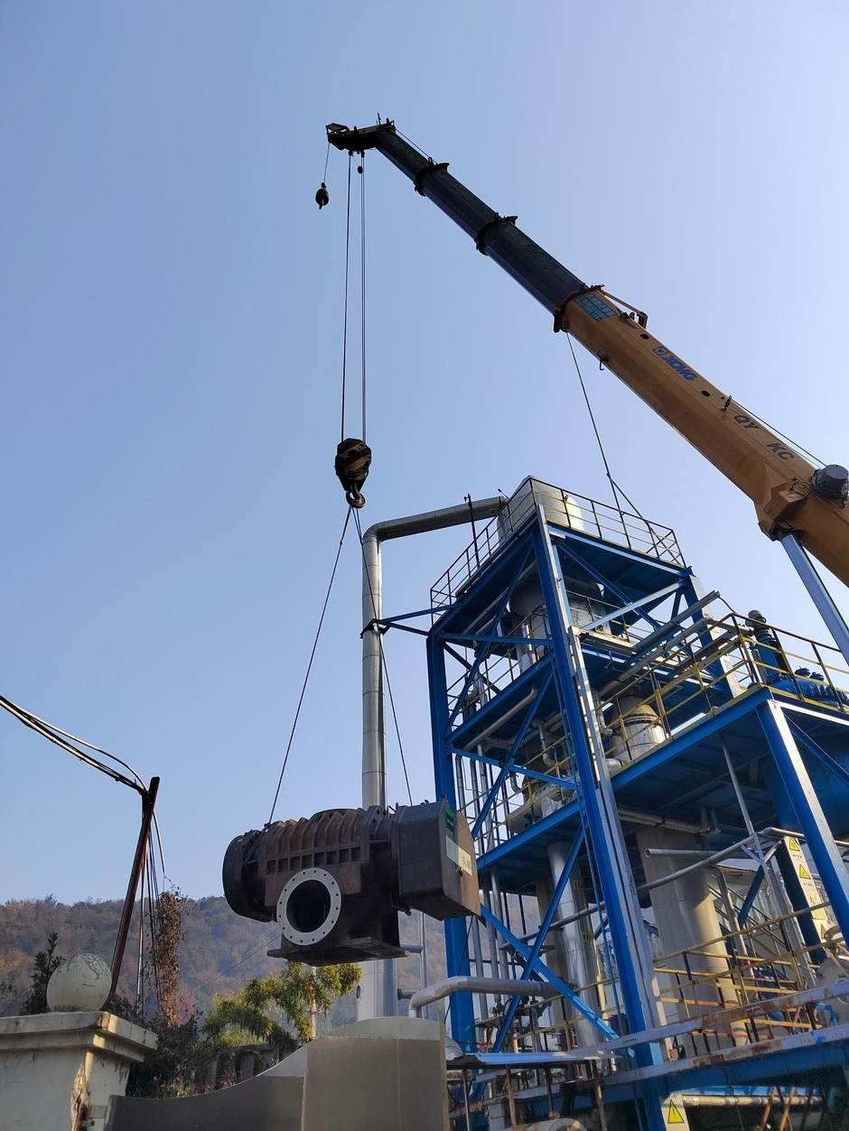 蘇州某環(huán)保公司 MVR羅茨蒸汽壓縮機(jī)維修案例