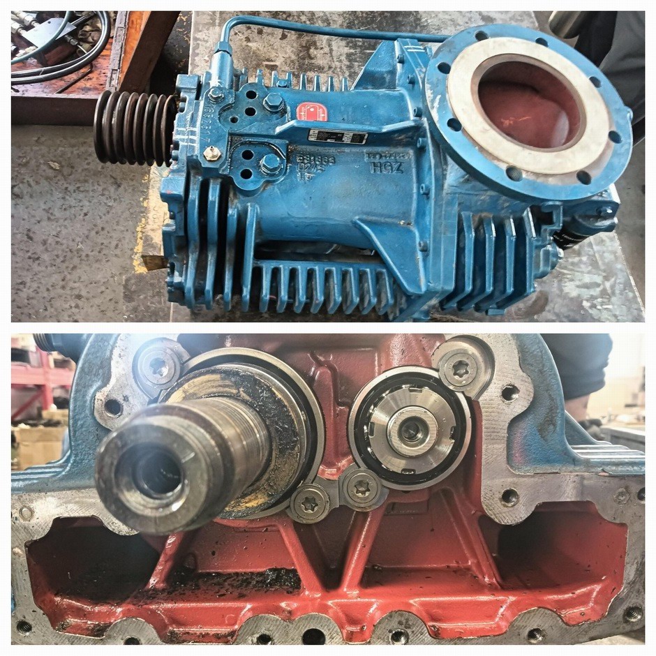 寧波某客戶艾珍D24S螺桿風(fēng)機檢修案例