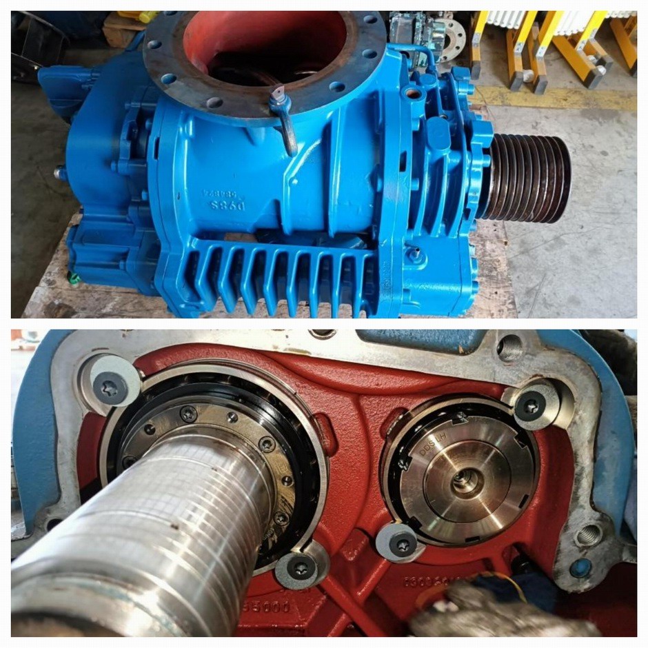 四川南充某污水廠 D98S螺桿風(fēng)機維修案例